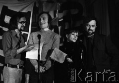 1972, Warszawa, Polska. 
Kabaret 