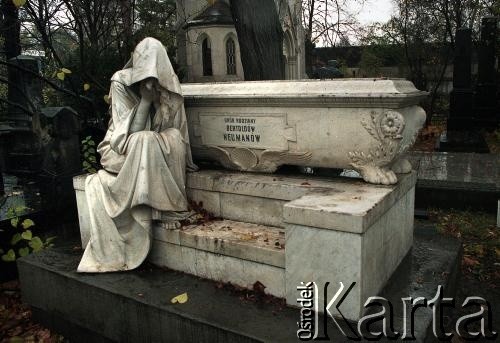 2011, Warszawa, Polska.
Cmentarz Powązkowski (Stare Powązki). Nz. grób rodziny Neumanów.
Fot. Wojciech Druszcz, zbiory Ośrodka KARTA