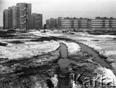 1972, Warszawa, Polska.
Widok na nowo zbudowane osiedle Piaski.
Fot. Wojciech Druszcz, zbiory Ośrodka KARTA