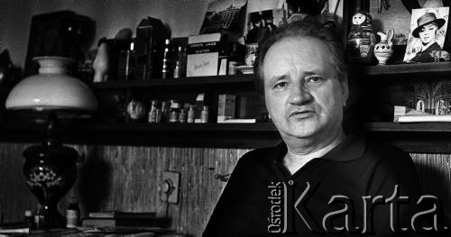 1976, Warszawa, Polska.
Pisarz Stanisław Dygat.
Fot. Wojciech Druszcz, zbiory Ośrodka KARTA