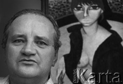 1976, Warszawa, Polska.
Pisarz Stanisław Dygat.
Fot. Wojciech Druszcz, zbiory Ośrodka KARTA