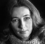 1980, Warszawa, Polska.
Dziennikarka, pisarka Teresa Torańska.
Fot. WojciechDruszcz, zbiory Ośrodka KARTA