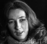1980, Warszawa, Polska.
Dziennikarka, pisarka Teresa Torańska.
Fot. WojciechDruszcz, zbiory Ośrodka KARTA