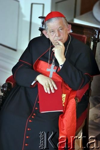 Maj 2006, Warszawa, Polska.
Prymas Polski kardynał Józef Glemp.
Fot. Wojciech Druszcz, zbiory Ośrodka KARTA