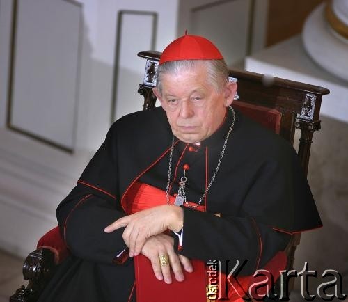 Maj 2006, Warszawa, Polska.
Prymas Polski kardynał Józef Glemp.
Fot. Wojciech Druszcz, zbiory Ośrodka KARTA