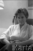 Kwiecień 1989, Polska.
Olga Krzyżanowska, kandydatka Komitetu Obywatelskiego 
