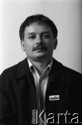 Kwiecień 1989, Sopot, Polska.
Lech Kaczyński, kandydat Komitetu Obywatelskiego 