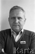 Kwiecień 1989, Polska.
Czesław Nowak, kandydat Komitetu Obywatelskiego 