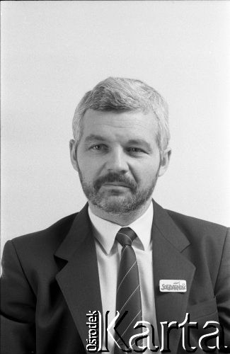 Maj 1989, Polska.
Jan Krzysztof Bielecki, kandydat Komitetu Obywatelskiego 