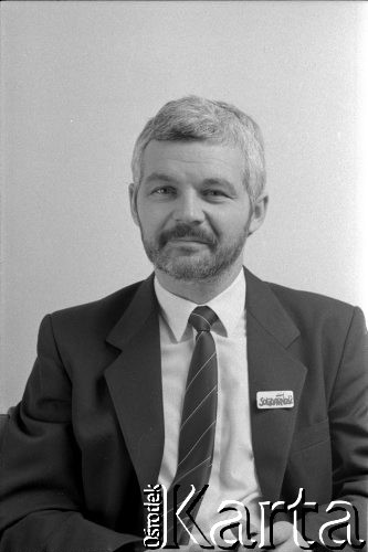 Maj 1989, Polska.
Jan Krzysztof Bielecki, kandydat Komitetu Obywatelskiego 