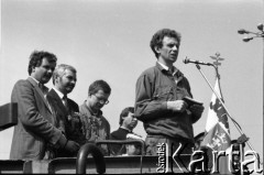 Maj 1989, Gdańsk-Orunia, Polska.
Spotkanie z kandydatkami Komitetu Obywatelskiego 