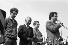 Maj 1989, Gdańsk-Orunia, Polska.
Spotkanie z kandydatkami Komitetu Obywatelskiego 