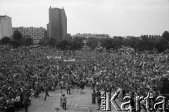 Maj 1989, Gdynia, Polska.
Wiec 