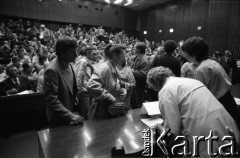 Maj 1989, Gdańsk (?), Polska.
Spotkanie mężów zaufania Komitetu Obywatelskiego 