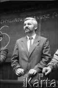 Maj 1989, Gdańsk (?), Polska.
Spotkanie mężów zaufania Komitetu Obywatelskiego 