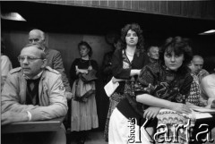 Maj 1989, Gdańsk (?), Polska.
Spotkanie mężów zaufania Komitetu Obywatelskiego 