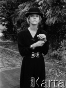 1988, Berlin, Niemcy.
Aktorka Teatru Ósmego Dnia Ewa Wójciak.
Fot. Joanna Helander, zbiory Ośrodka KARTA