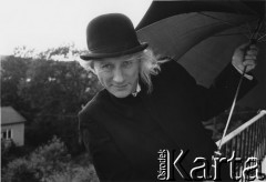 1988, Ljungskile, Szwecja.
Aktor Teatru Ósmego Dnia Tadeusz Janiszewski.
Fot. Joanna Helander, zbiory Ośrodka KARTA