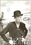 1988, Berlin, Niemcy.
Aktorka Teatru Ósmego Dnia Ewa Wójciak.
Fot. Joanna Helander, zbiory Ośrodka KARTA