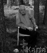 Lata 80., Szwecja.
Poeta Artur Międzyrzecki.
Fot. Joanna Helander, zbiory Ośrodka KARTA 
