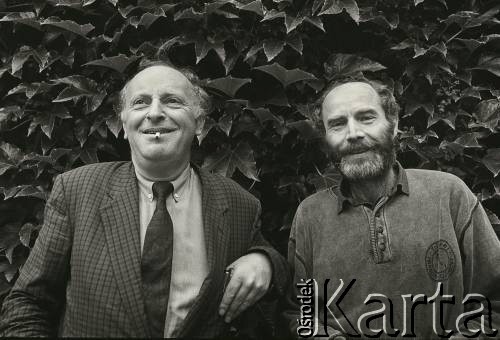 1993, Göteborg, Szwecja.
Josif Brodsky (po lewej) i Ryszard Krynicki.
Fot. Joanna Helander, zbiory Ośrodka KARTA