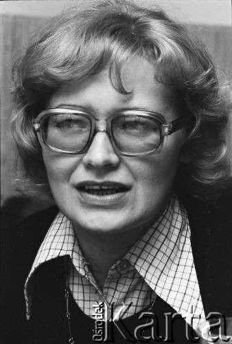 1976-1978, Rabka Zdrój, woj. nowosądeckie, Polska.
Halina Zacharczuk.
Fot. Joanna Helander, zbiory Ośrodka KARTA