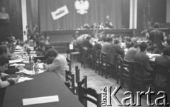 12.12.1981, Gdańsk, Polska.
Obrady Komisji Krajowej NSZZ 