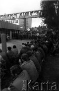 Sierpień 1980, Gdańsk, Polska.
Strajk okupacyjny w Stoczni Gdańskiej im. Lenina. 
Fot. Stanisław Składanowski, zbiory Ośrodka KARTA