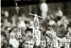 1986, Częstochowa, Polska.

Pielgrzymi na Jasnej Górze.

Fot. Jerzy Szot, zbiory Ośrodka KARTA