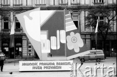Maj - czerwiec 1989, Polska.
Kampania wyborcza przed wyborami do parlamentu.
Fot. Jerzy Szot, zbiory Ośrodka KARTA