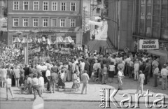 1989, Polska.
Manifestacja NSZZ 
