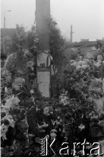 Sierpień 1980, Gdańsk, Polska.
Strajk w Stoczni Gdańskiej im. Lenina.
Fot. Jan Juchniewicz, zbiory Ośrodka KARTA