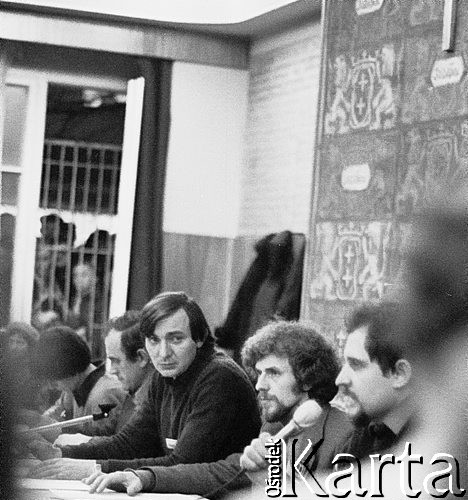 20.11.1980, Gdańsk, Polska.
Zebranie plenarne delegatów Regionu Gdańskiego NSZZ 
