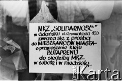 22.03.1981, Gdańsk, Polska.
Pogotowie strajkowe po wydarzeniach bydgoskich (pobicie działaczy NSZZ 
