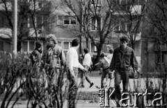 1.05.1988, Gdańsk, Polska.
Niezależna manifestacja. Widoczni demonstrujący.
Fot. Jan Juchniewicz, zbiory Ośrodka KARTA