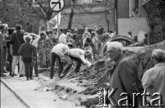 1.05.1988, Gdańsk, Polska.
Niezależna demonstracja. 
Fot. Jan Juchniewicz, zbiory Ośrodka KARTA