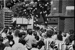 1988, Gdańsk, Polska.
Niezależna manifestacja przy kościele pw. św. Brygidy w związku z wyborami do Rad Narodowych.
Fot. Jan Juchniewicz, zbiory Ośrodka KARTA