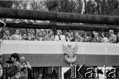 12.05.1989, Gdańsk, Polska.
Uroczystość przywrócenia Gdańskiej Stoczni 