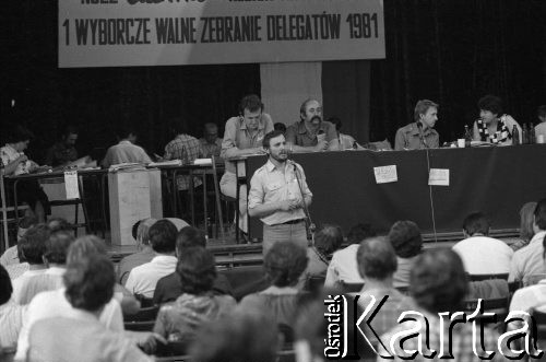 10-12.07.1981, Tarnów, Polska.
I Walne Zebranie Delegatów NSZZ 