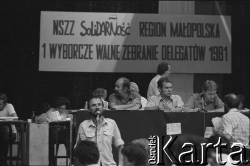 10-12.07.1981, Tarnów, Polska.
I Walne Zebranie Delegatów NSZZ 