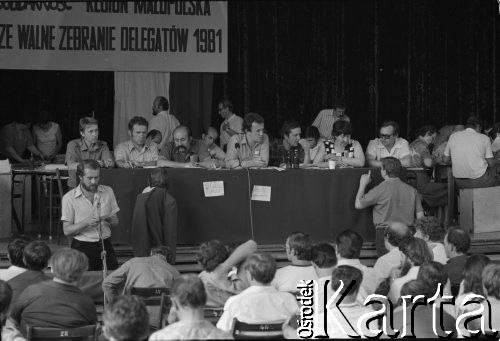 10-12.07.1981, Tarnów, Polska.
I Walne Zebranie Delegatów NSZZ 