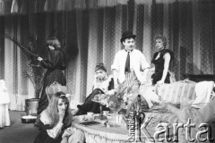 Marzec 1983, Łódź, Polska.
Teatr im. Stefana Jaracza. Przedstawienie 