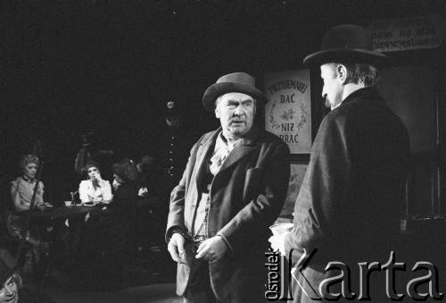 Marzec 1983, Łódź, Polska.
Teatr im. Stefana Jaracza. Przedstawienie 