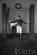Marzec 1985, Kraków, Polska.
Teatr im. Juliusza Słowackiego. Przedstawienie: Książę Homburg, Heinrich von Kleist. Reżyseria Wojciech Szulczyński. Premiera 9 marca 1985. 
Fot. Witold Górka, zbiory Ośrodka KARTA 

