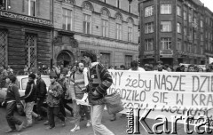 22.03.1989, Wrocław, Polska.
Marsz Wielkanocny Ruchu Wolność i Pokój.
Fot. Mieczysław Michalak, zbiory Ośrodka KARTA