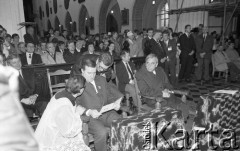 20-25.04.1990, Gdańsk-Oliwa, Polska.
Msza święta w katedrze przed rozpoczęciem obrad II Krajowego Zjazdu Delegatów NSZZ 