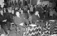 20-25.04.1990, Gdańsk-Oliwa, Polska.
Msza święta w katedrze przed rozpoczęciem obrad II Krajowego Zjazdu Delegatów NSZZ 