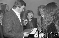 2-4.03.1990, Wrocław, Polska.
Włodzimierz Mękarski (1. z lewej) na II Walnym Zebraniu Delegatów NSZZ 
