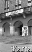 26-27.10.1990, Wrocław, Polska.
Fasada budynku Politechniki Wrocławskiej, gdzie obradowało III Walne Zebranie Delegatów NSZZ 