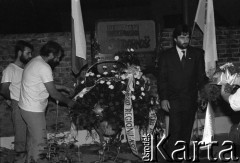 1990, Wrocław, Polska.
Obchody 10-lecia NSZZ 